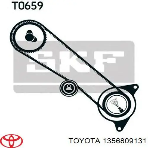 Correa de distribución Toyota 1356809131 precio, desde 24,82 EUR