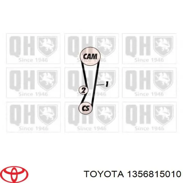 Correa de distribución Toyota 1356815010 precio, desde 11,15 EUR