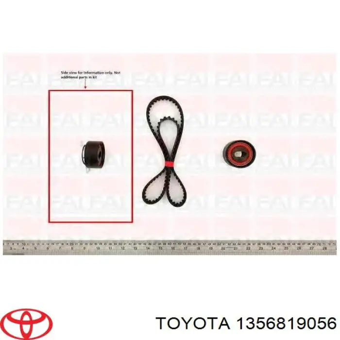 Correa distribución 1356819056 Toyota