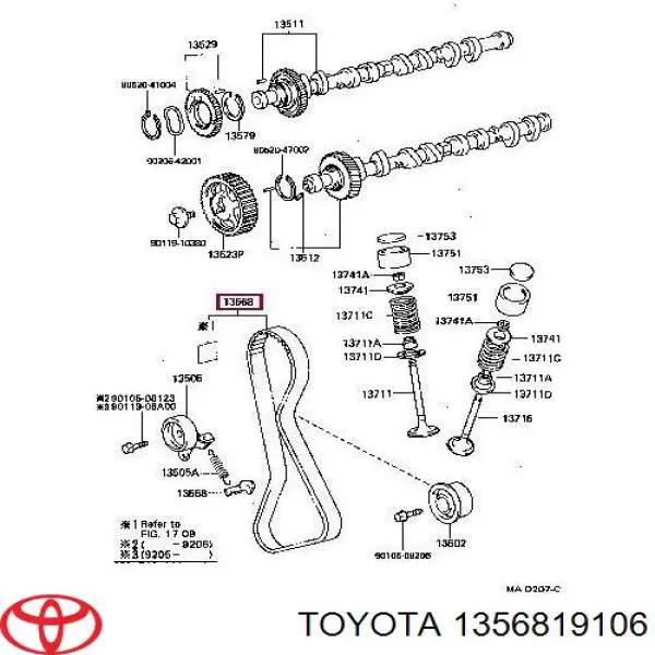 Comprar 1356819106 Toyota Correa distribución