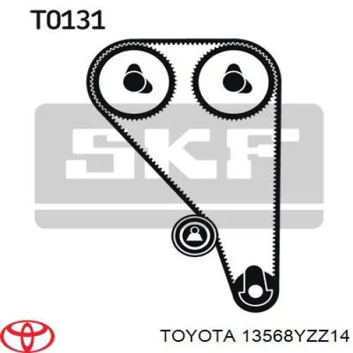 13568YZZ14 Toyota correa distribución