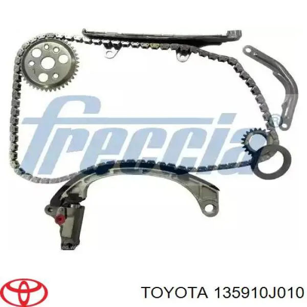 135910J010 Toyota carril de deslizamiento, cadena de distribución
