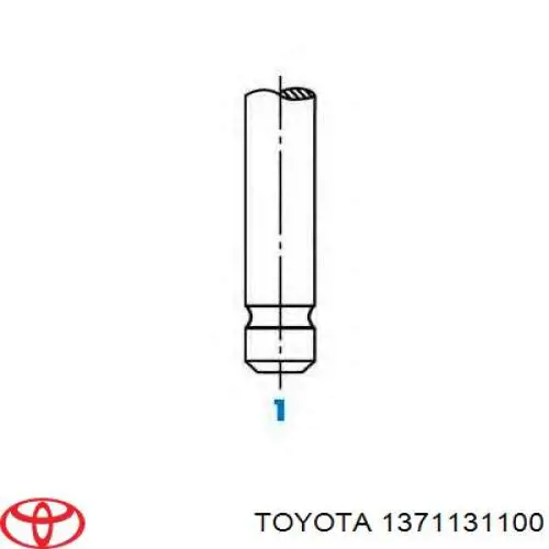 Válvula de admisión Toyota 1371131100 precio, desde 7,02 EUR