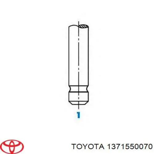 Válvula de escape Toyota 1371550070 precio, desde 9,75 EUR
