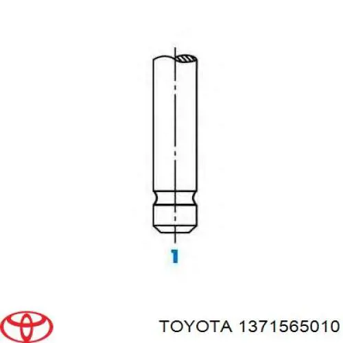 1371565010 Toyota válvula de escape