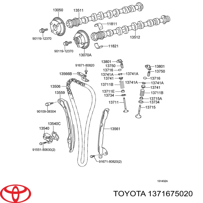 Retenes de válvulas Toyota 1371675020 precio, desde 1,82 EUR