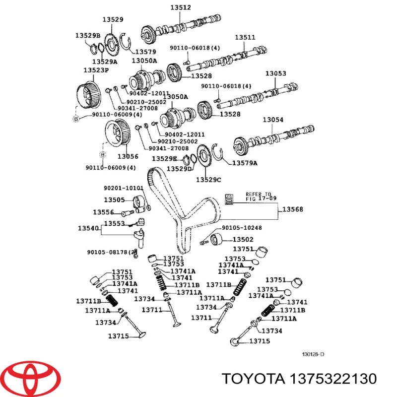 1375322130 Toyota disco de ajuste