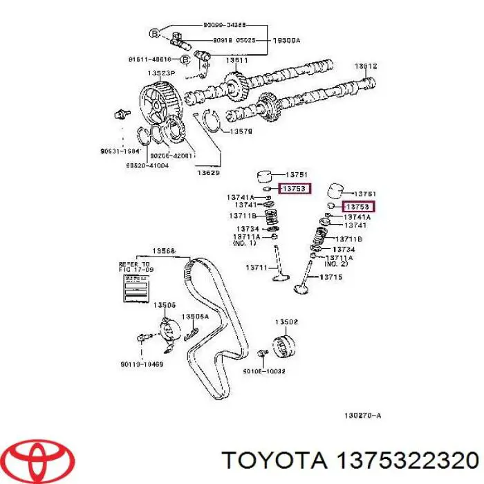 1375322320 Toyota disco de ajuste