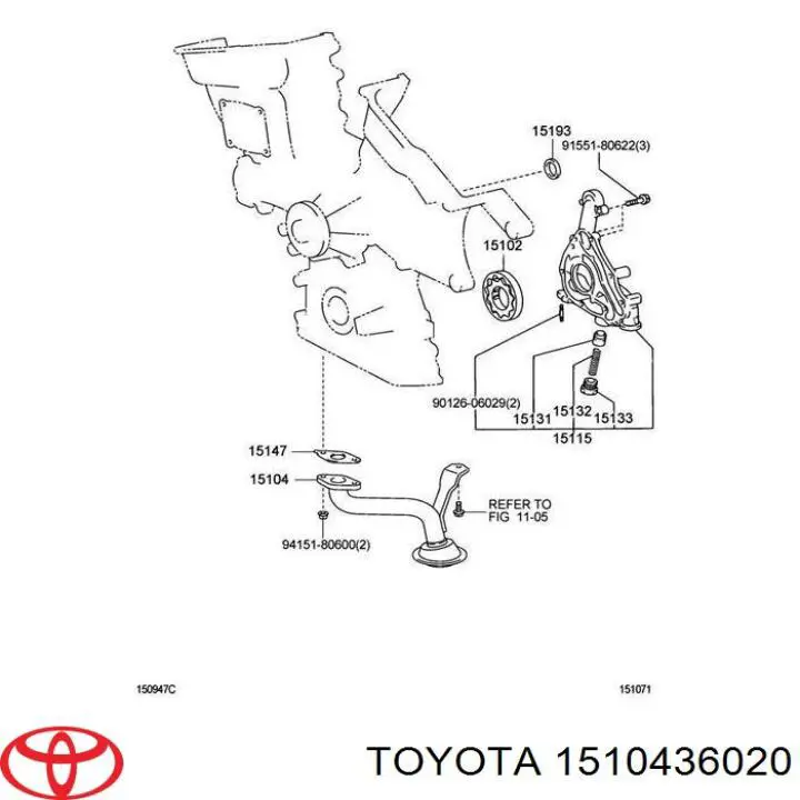 Decantador de aceite para Toyota Camry (V50)