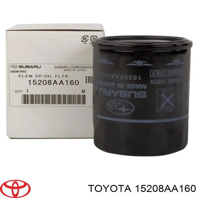 Comprar 15208AA160 Toyota Filtros de aceite