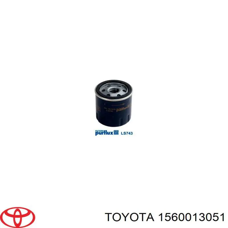 1560013051 Toyota filtro de aceite