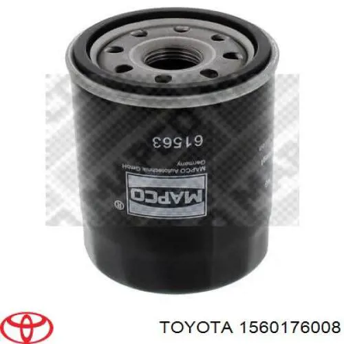 1560176008 Toyota filtro de aceite