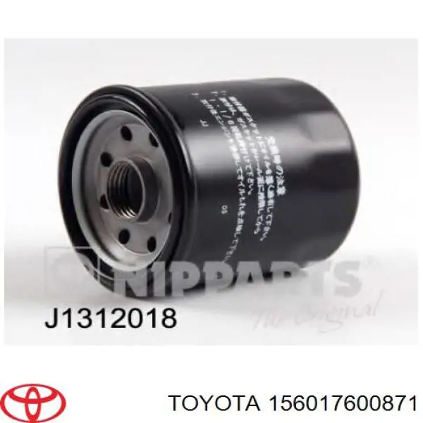 Comprar 156017600871 Toyota Filtros de aceite