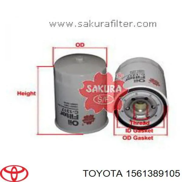 1561389105 Toyota filtro de aceite