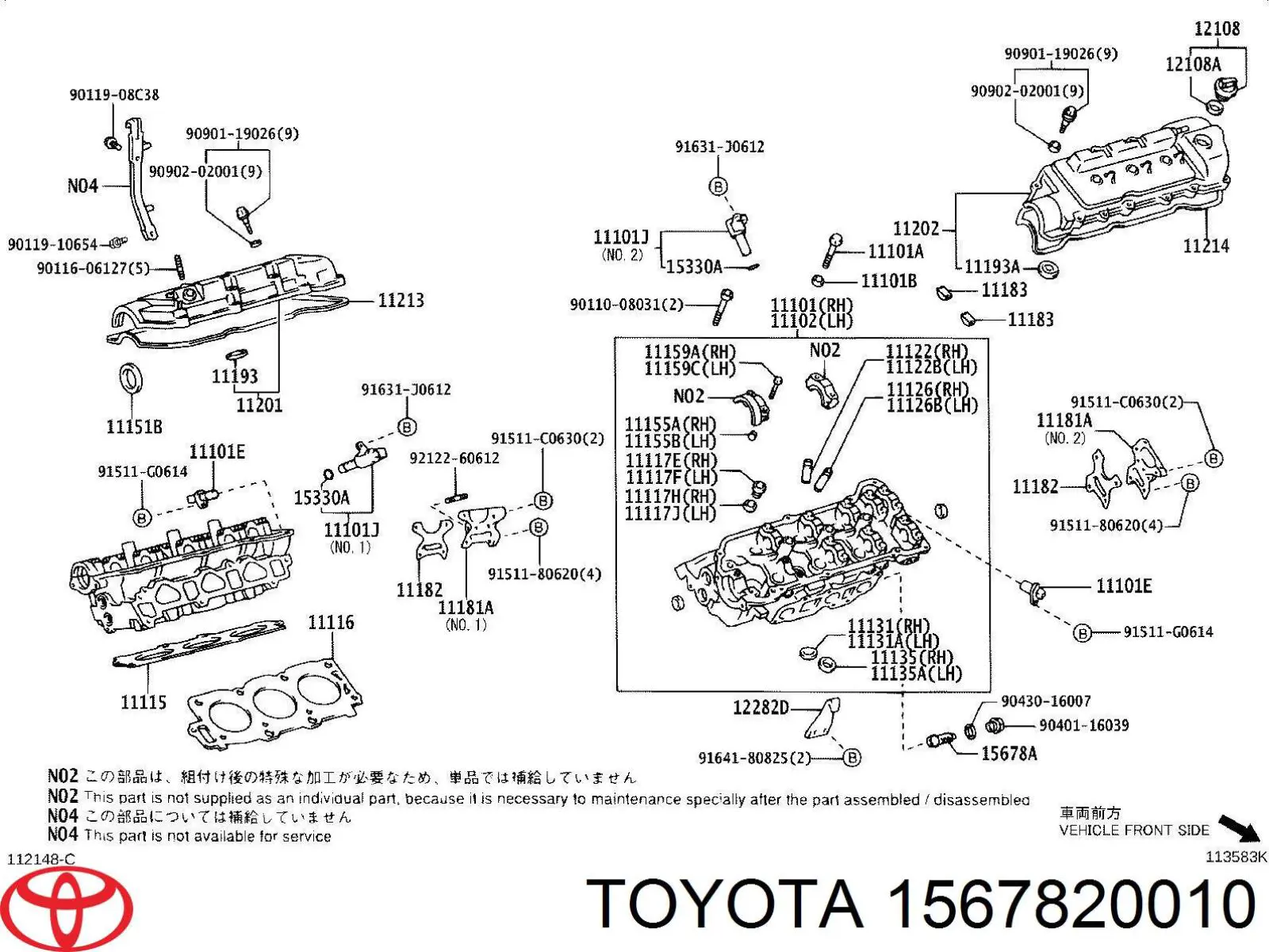 Comprar 1567820010 Toyota 