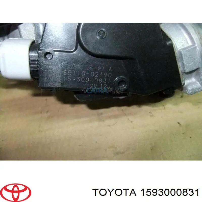 1593000831 Toyota motor del limpiaparabrisas del parabrisas