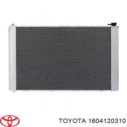 Radiador 1604120310 Toyota