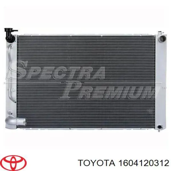 Radiador 1604120312 Toyota