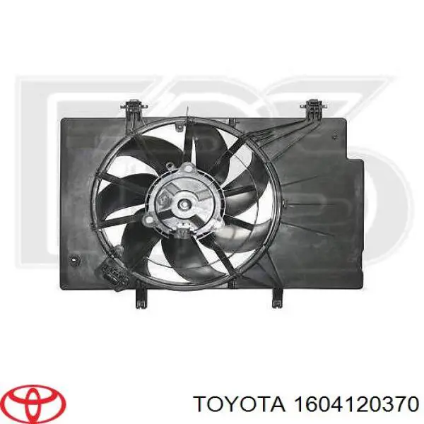 1604120370 Toyota radiador refrigeración del motor