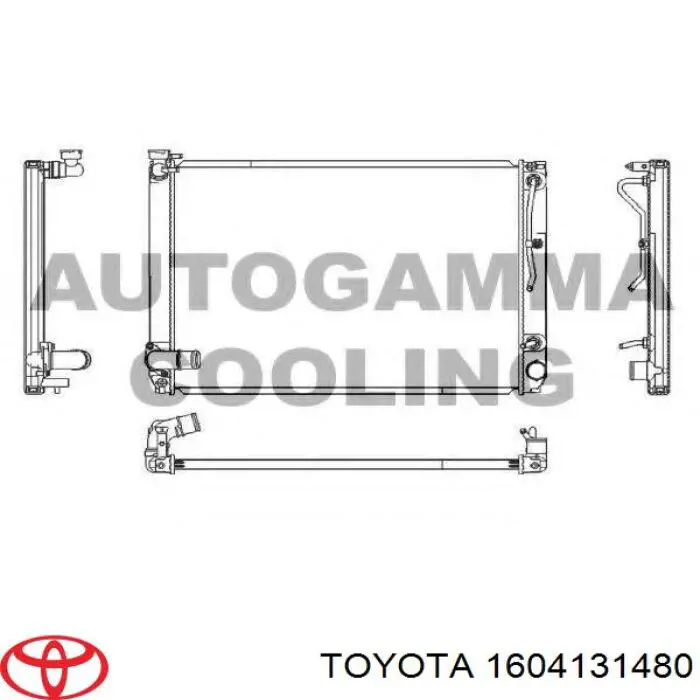 1604131480 Toyota radiador