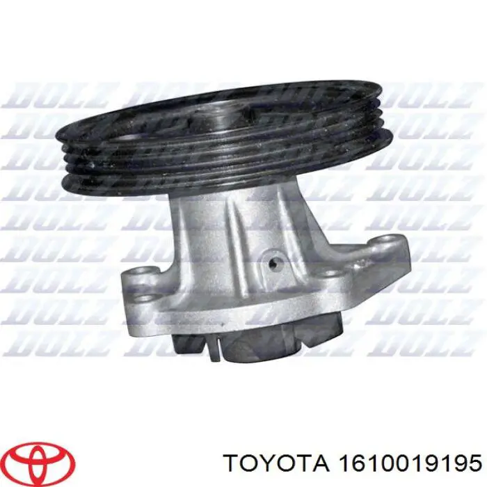 1610019195 Toyota bomba de agua, completo con caja