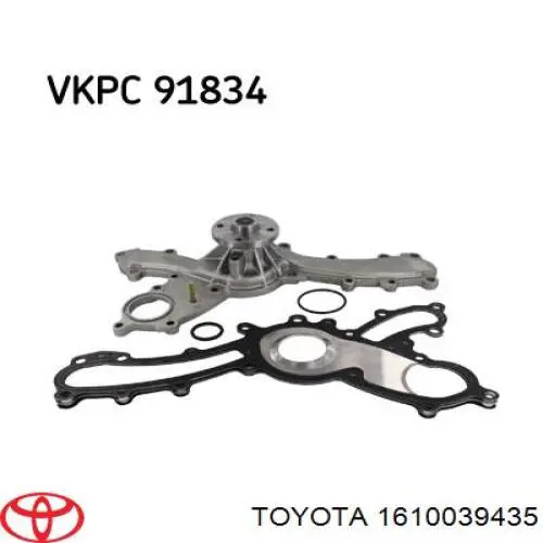 Bomba de agua 1610039435 Toyota