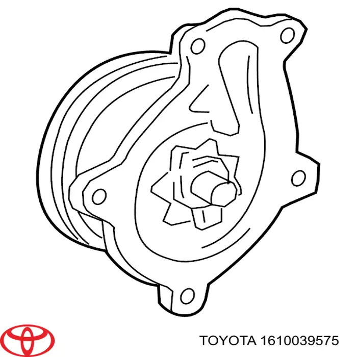 Bombeadora de agua Toyota 1610039575 precio, desde 54,56 EUR