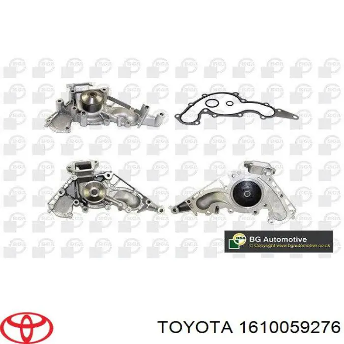 Comprar 1610059276 Toyota Bomba de agua para motor