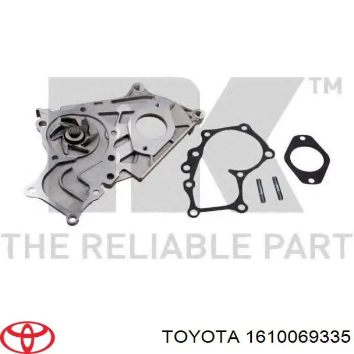 Bombeadora de agua Toyota 1610069335 precio, desde 46,52 EUR