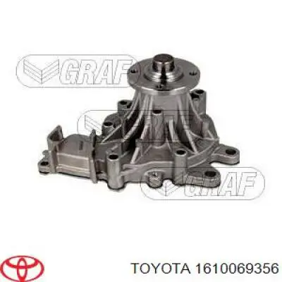 Bomba de agua de refrigeración con carcasa 1610069356 Toyota