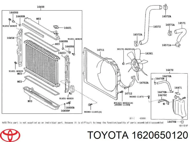  Toyota 1620650120 precio, desde 135,35 EUR