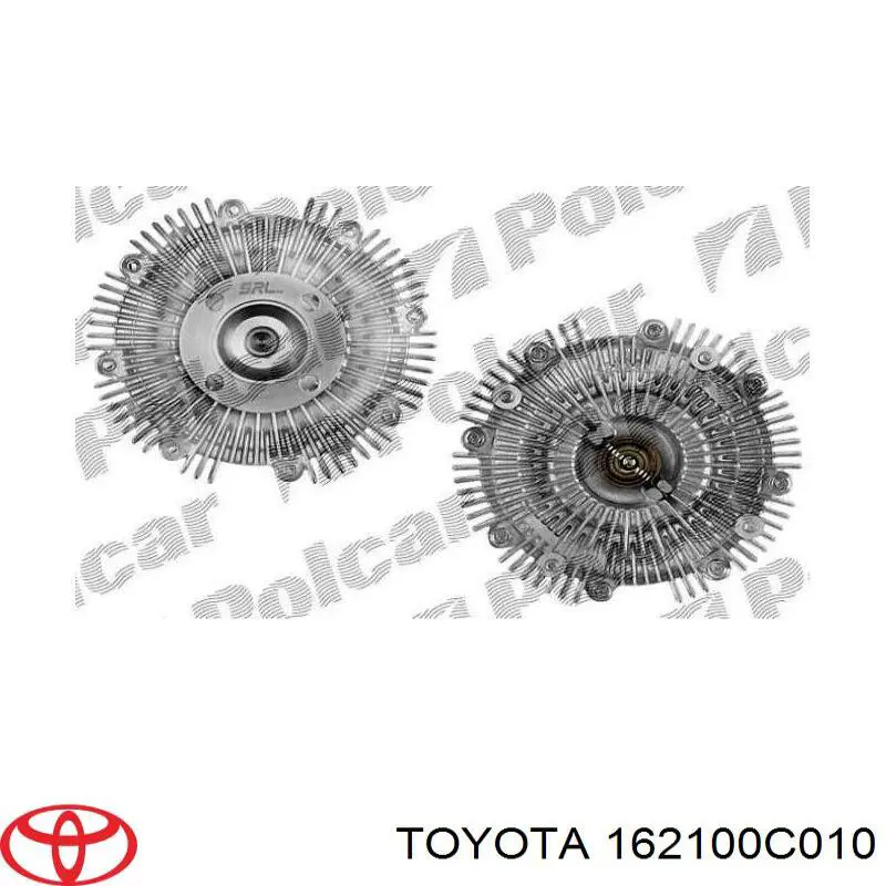 162100C010 Toyota embrague, ventilador del radiador