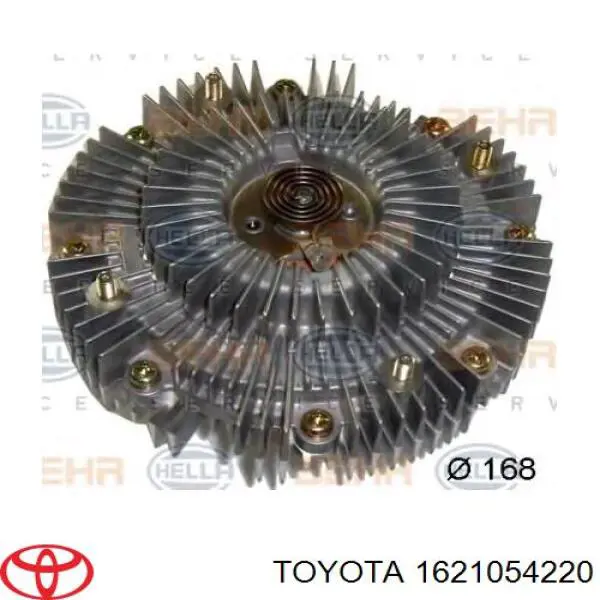 1621005010 Toyota embrague, ventilador del radiador