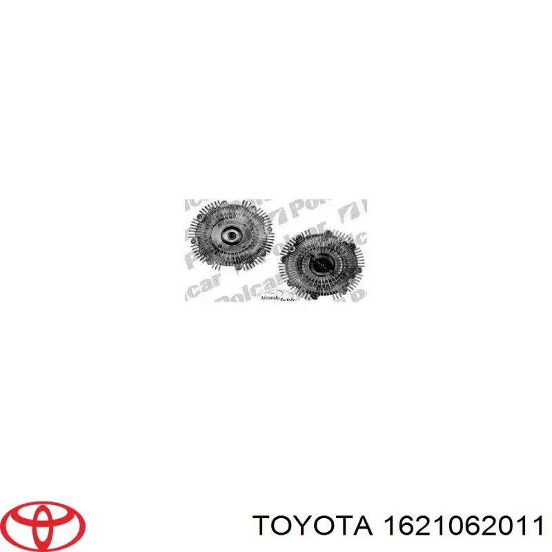 1621062011 Toyota embrague, ventilador del radiador