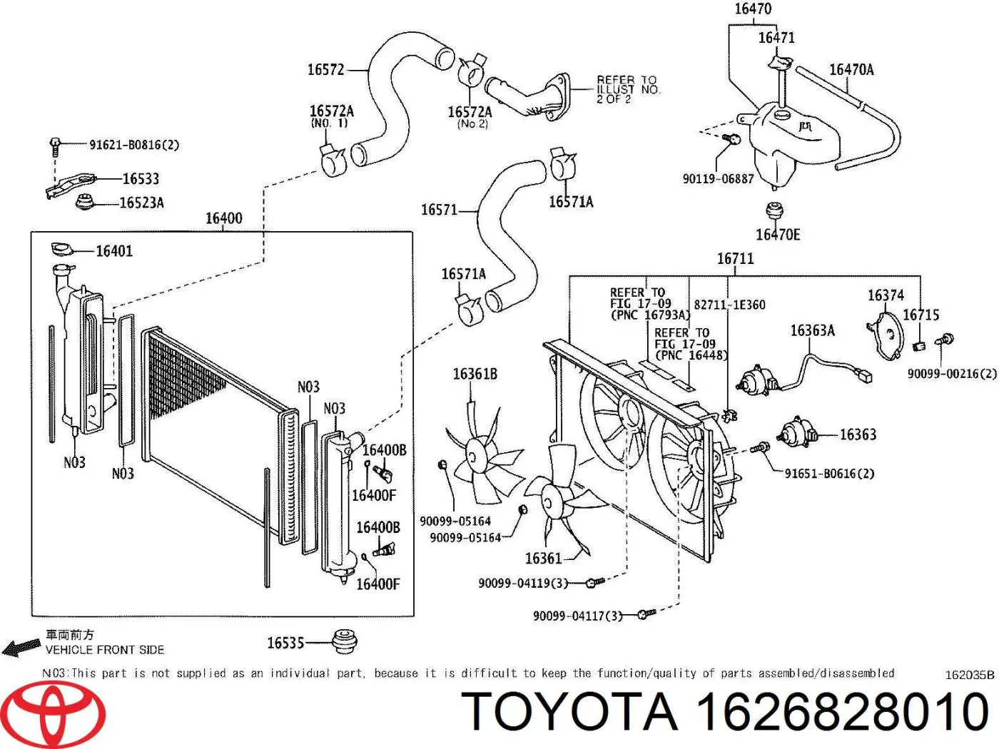 Comprar 1626828010 Toyota 