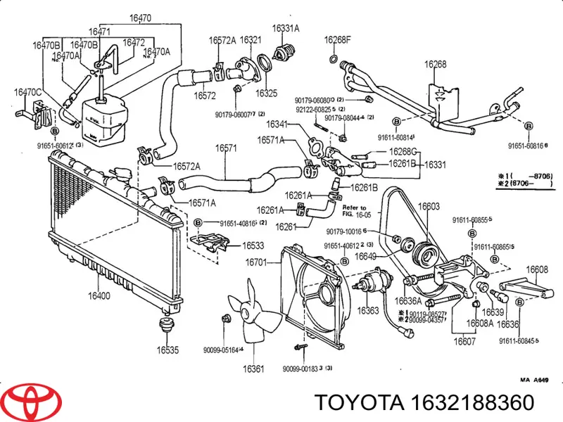 Tapa de termostato Toyota 1632188360 precio, desde 97,28 EUR