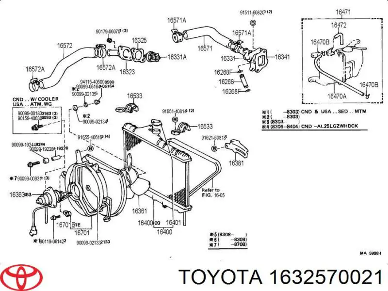 Junta de termostato Toyota Tercel familiar (AL25) (1982 - 1988) precio, desde 5,05 EUR