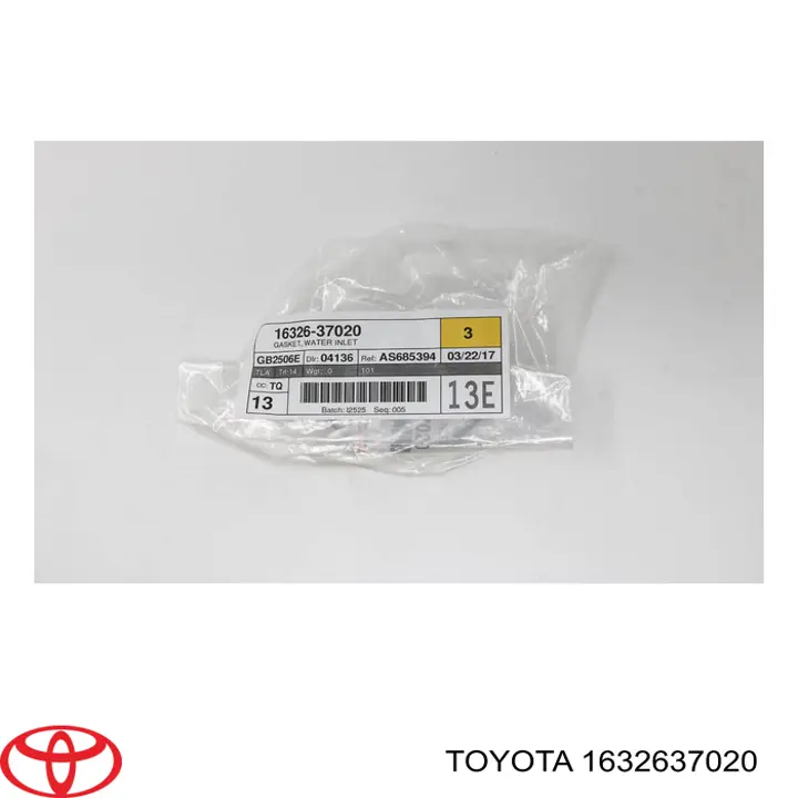Junta de termostato Toyota 1632637020 precio, desde 2,42 EUR