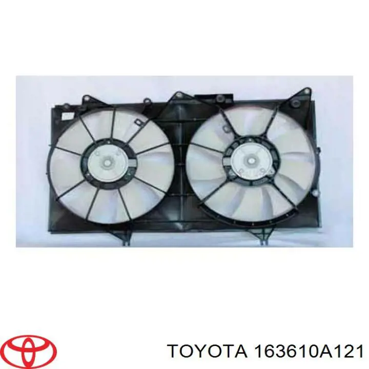 Comprar 1636120111 Toyota Ventilador izquierdo del radiador de refrigeración