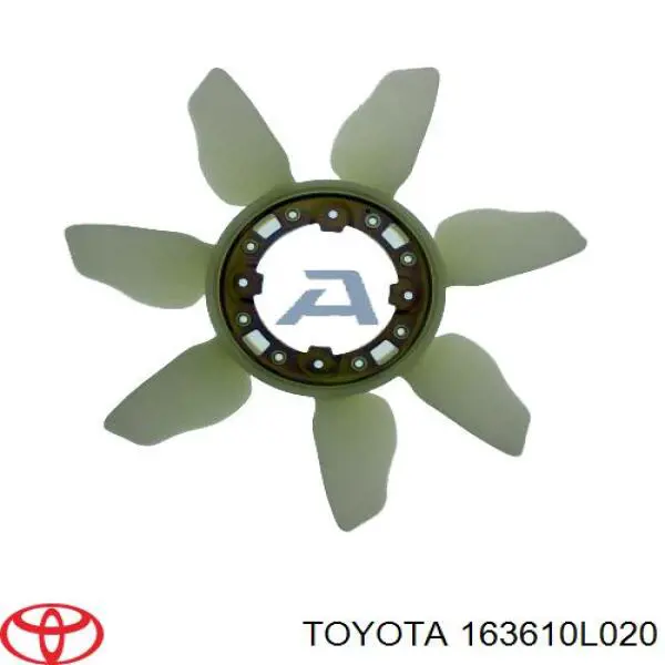 163610L020 Toyota rodete ventilador, refrigeración de motor