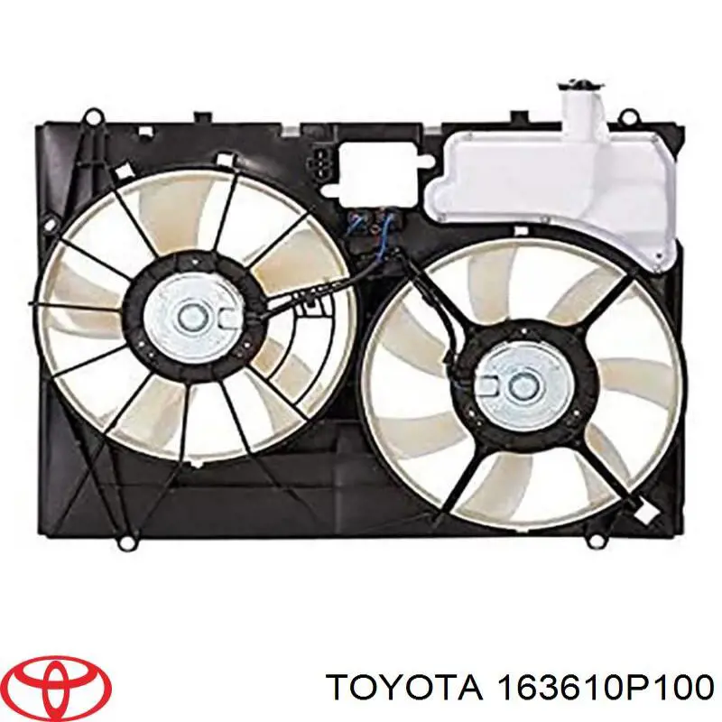 163610P100 Toyota bastidor radiador