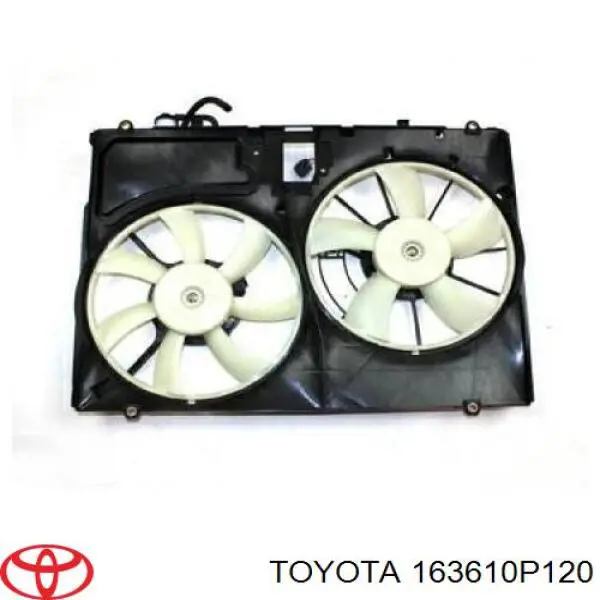 163610P120 Toyota bastidor radiador