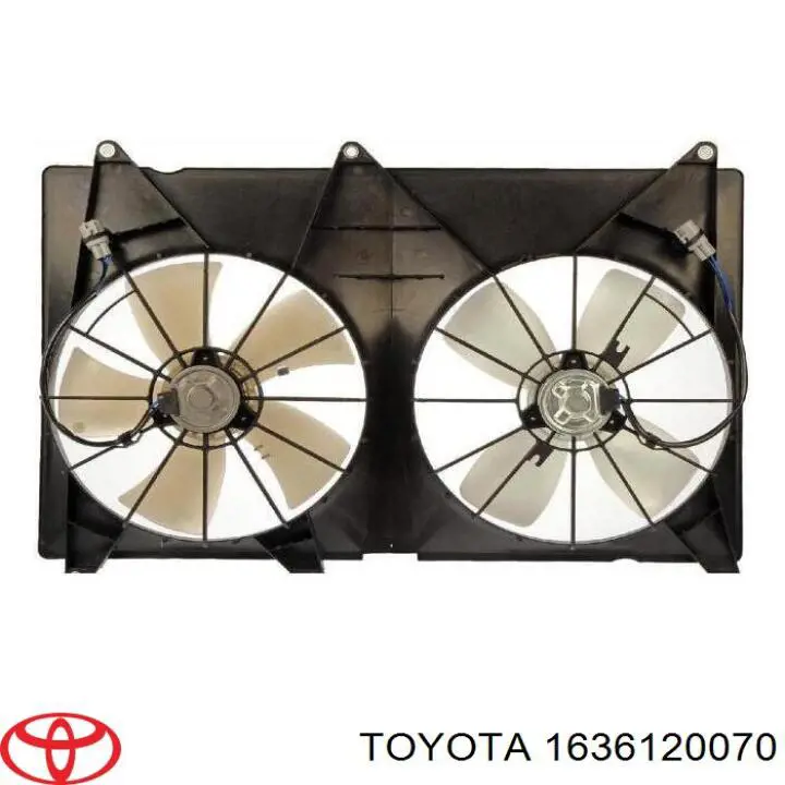 1636120070 Toyota Ventilador izquierdo del radiador de refrigeración