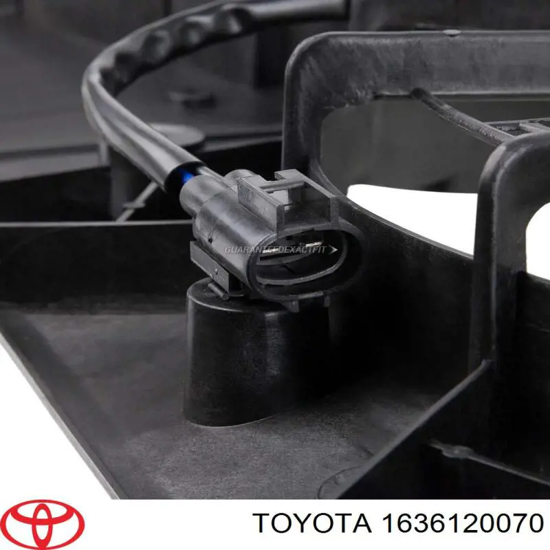 Comprar 1636120070 Toyota Ventilador izquierdo del radiador de refrigeración