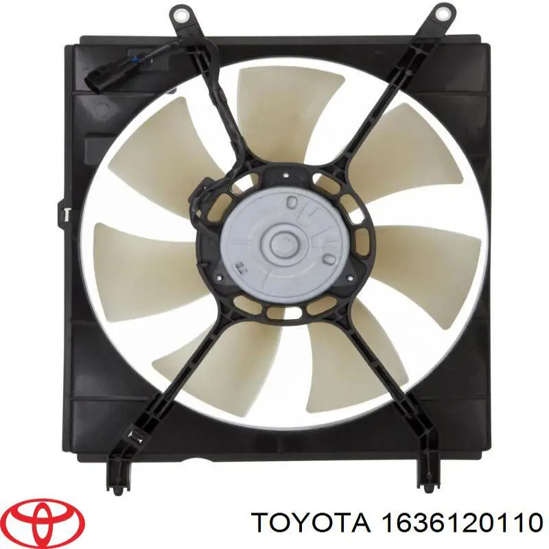 Ventilador izquierdo del radiador de refrigeración Toyota 1636120110 precio, desde 148,89 EUR