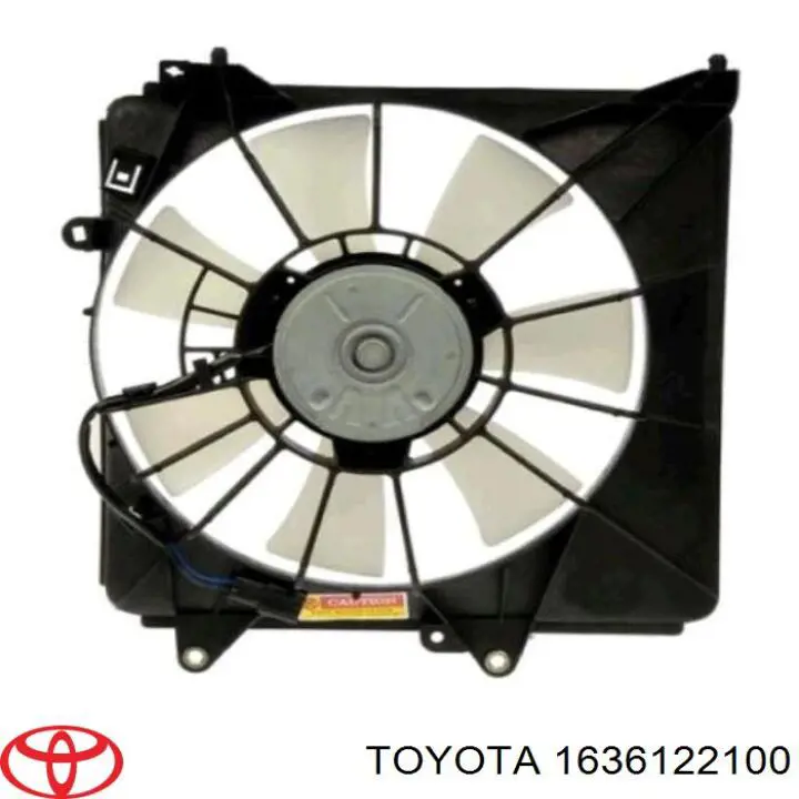 Rodete ventilador, refrigeración de motor para Toyota Corolla (E15)