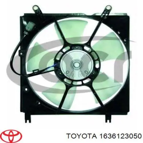 Rodete ventilador, refrigeración de motor izquierdo para Toyota Avensis (LCM)