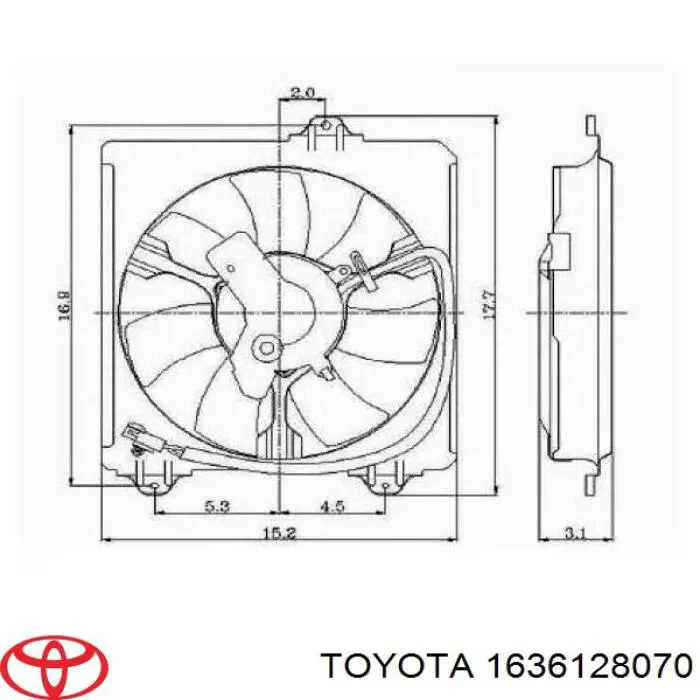 Comprar 47695 NRF Ventilador derecho del radiador de refrigeración