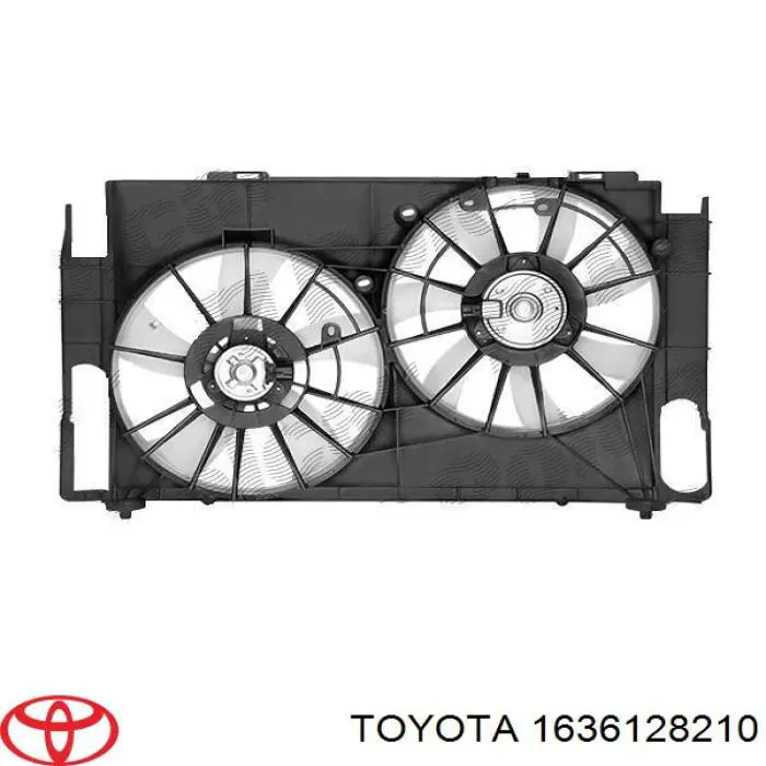 1636128210 Toyota rodete ventilador, refrigeración de motor derecho