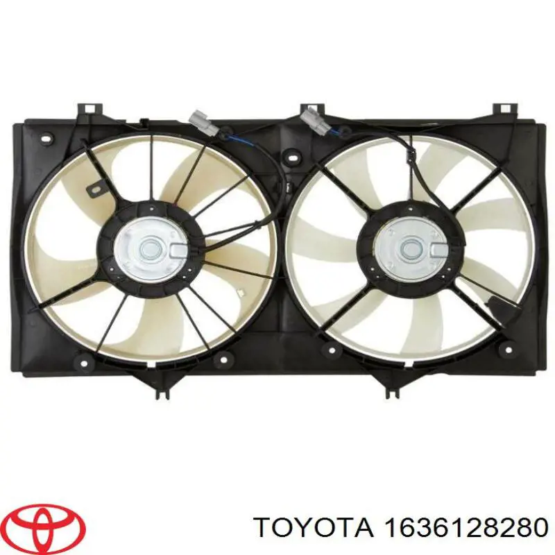 1636128280 Toyota rodete ventilador, refrigeración de motor izquierdo